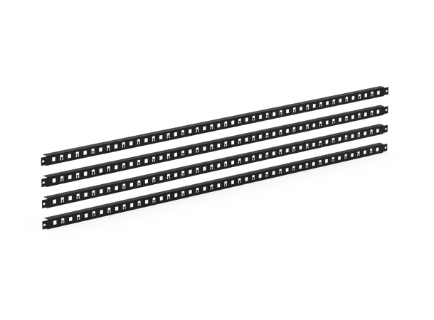 Enoc Kabelholder F1 /S1/F3 sidepanel L-1092 x H-25 x D-14 mm Sort 