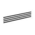Enoc Kabelholder F1 /S1/F3 sidepanel L-1092 x H-25 x D-14 mm Sort, 4 stk