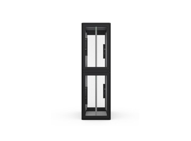 Enoc Serverskap 2-delat S1 C2 61022-S B-600xD-1000xH-2200mm Svart Låsbart 