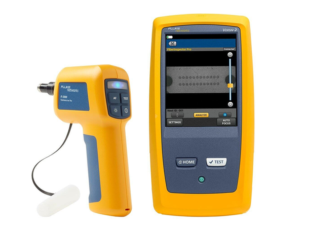 Fluke FiberInspector Pro Wi-Fi enabled Versiv2 Main Unit + Inspection Camera 