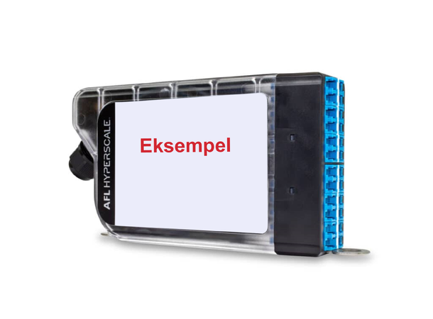 AFL UHD skjøtekassett, 24, fiber, OM4 LC Easy-Strip, fibehale 