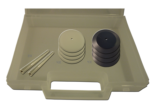 Blåsemaskin skyttelskive sett Ø106 mm Komplett sett, innerdiameter Ø106 mm 