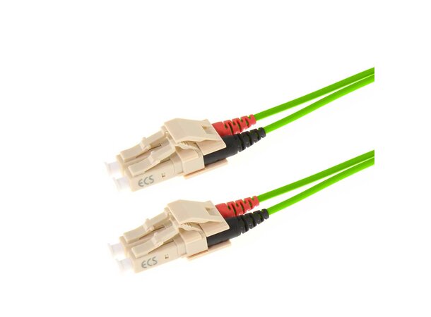 ECS Fiberpatch OM5 50/125 LC-LC  1,0m Fibersnor LSZH 