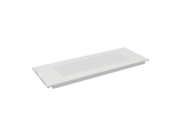 Enoc Takplate m/perforering Grå For 600mm brede skap 