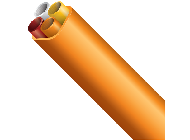 FuturePath  4x7/3,5 - DL - Oransje-1000m Bunt, oransje kappe, silicore, riller 