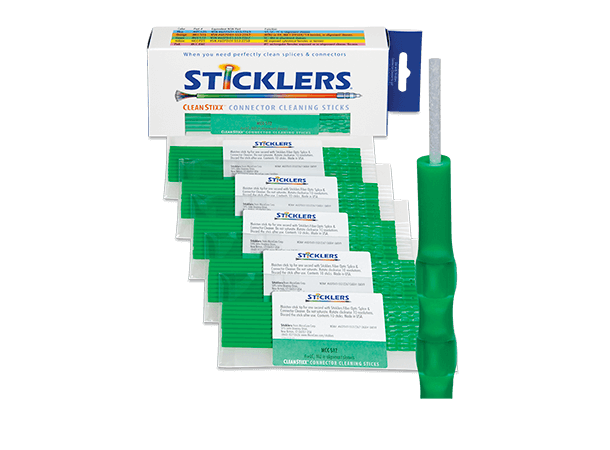 Sticklers CleanStixx™ rensepinne 1.25mm Grønn, pakning med 50 stk. 