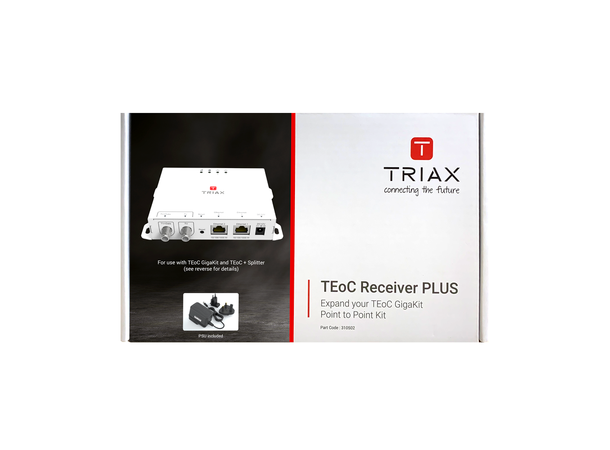 Triax TEoC Rx+ Receiver with PSU 