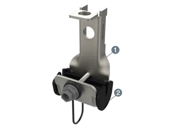 ADSS Suspension Clamp Ø05-Ø09 mm ADSS clamp, galvanized steel