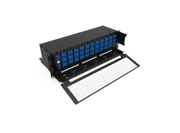 ECS 3U 19" MODULAR FIXED FRAME 12SLOT HD WITH FRONT & REAR MGMT UNLOADED 