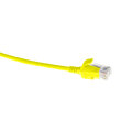 ECS Slim patch C6 U/UTP Gul  7,5m AWG28 LSZH Uskjermet