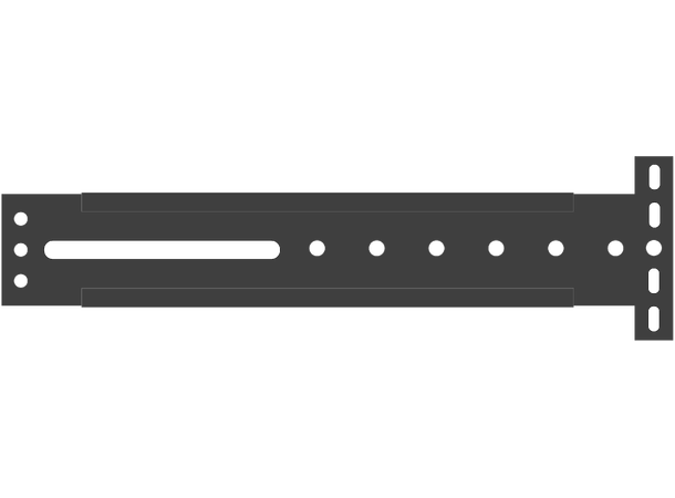 ENLOGIC PDU justerbar brakett B:330mm - H:95mm 