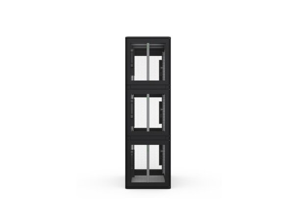 Enoc Serverskap 3-delt S1 C3 61022-S B-600xD-1000xH-2200mm Svart Låsbart 