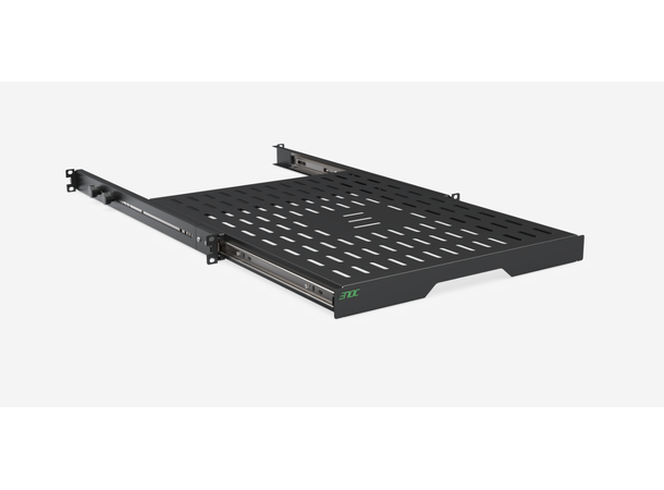 Enoc Uttrekkbar, justerbar hylle Svart B-484 x D-570-880 mm Høyde-44mm Max 50kg 