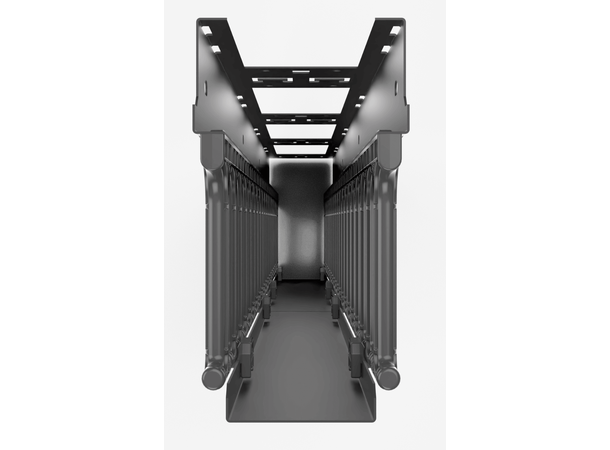 Enoc vertikal kabelguide CT1 24HE Svart B-88 x D-167 x H-888 mm  1stk 