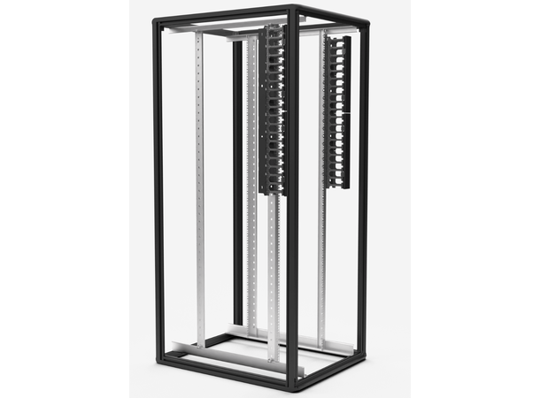 Enoc vertikal kabelguide CT1 24HE Svart B-88 x D-167 x H-888 mm  1stk 