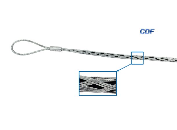 Fiber ADSS Trekkestrømpe 8-15 mm kabel Galvanisert stål 
