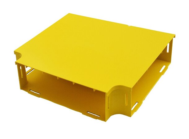 Fiberkanal T-skjøt inkl. lokk, 300mm 