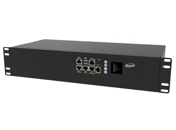 POW PDU, 400V 16A Horisontal, 12 uttak 11,1kW B:482 D:88 H:200mm 