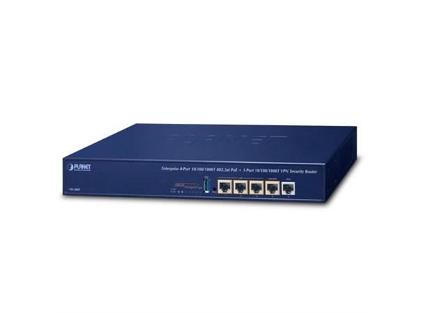 Router 4x10/100/1000T PoE + 1xWAN VPN Security, 802.3at