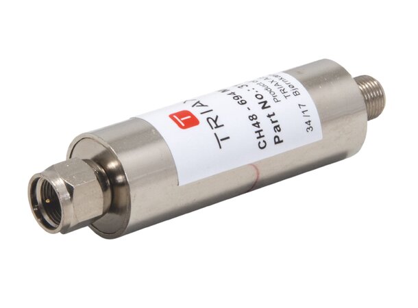 Triax Digital LTE700 sperrefilter CH48 4G/LTE 5-694MHz, F han-hun 
