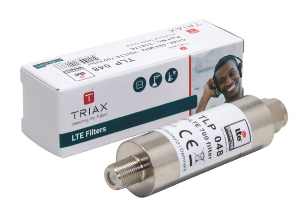 Triax Digital LTE700 sperrefilter CH48 4G/LTE 5-694MHz, F han-hun 