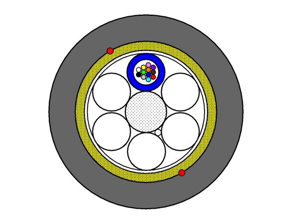 ADSS  12F SM G657A1 70m spannlängd 