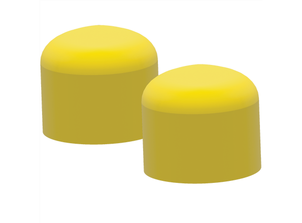 Dura-Line DuraEnd Cap Gul - 14mm Endehette for 14mm rør i gult 
