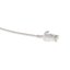 ECS Slim patch C6 U/UTP Hvit  0,5m AWG28 LSZH Uskjermet