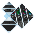 ENLOGIC PDU , 400V 16A - Monitorert 21 stk C13- 21 stk C13/C19 kombiuttak