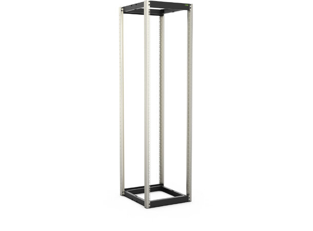 Enoc 4-postrack 19" 42U ramme foran,bak Frittstå.gulvrack Svart-RX System-RCT 