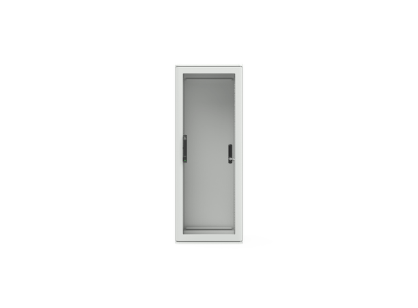 Enoc Gulvskap Grå 33U F1 Glassdør B-600 x D- 800 x H-1600 mm 
