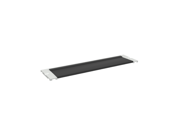 Enoc Takplate m/kabelgj.føring Grå For 600mm brede skap 