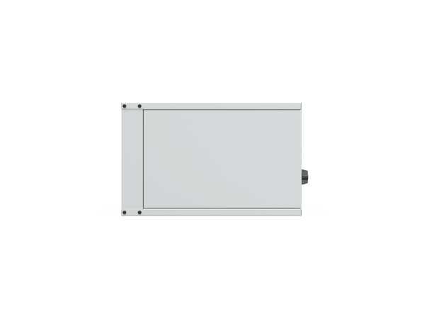 Enoc Veggskap 6U W3 Glassdør B-550 x D-500 x H-314 mm, Grå 