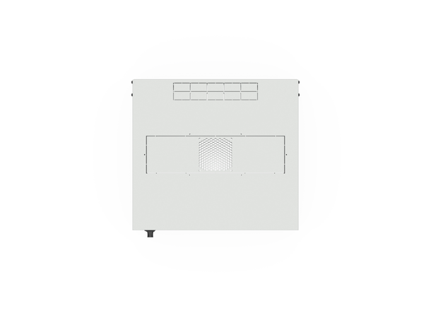 Enoc Veggskap 6U W3 Glassdør B-550 x D-500 x H-314 mm, Grå 
