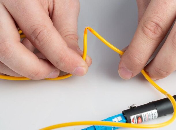 Fiber Lyspenn VFL-150 KIT 2,5+1,25mm FC/SC/ST/LC (PC/UPC) tilkoblinger,650nm 