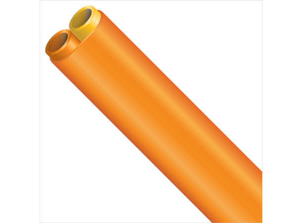 FuturePath - 2x14/10 - DB - Orange-1000m Bundle, orange jacket, ribs, silicore 