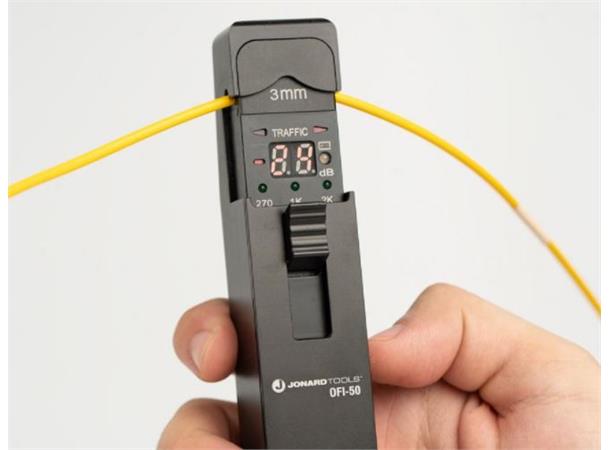 Optisk Fiber Identifikator-Trafikktester For 3 mm, 2 mm, 0.90 mm og 0,25 mm