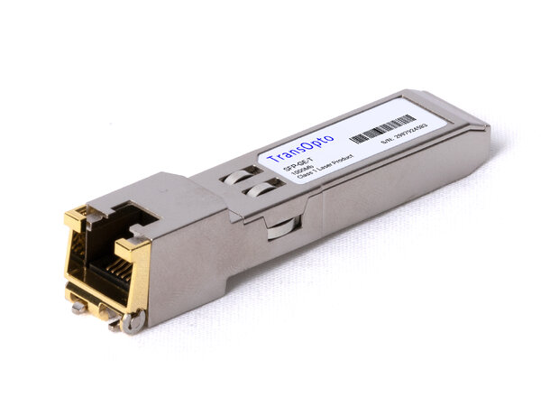 SFP, 1000Base-T Copper Interface for SerDes host systems, Cisco