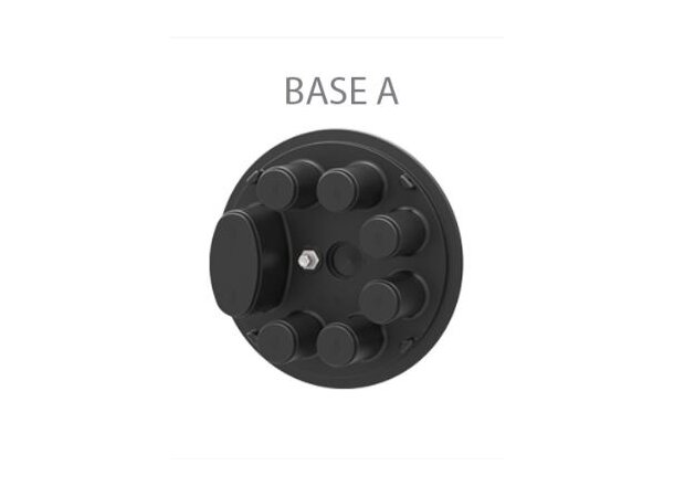 Skjøteboks/dome rund AA 576 fiber IP68 Modulær, 1 oval, 6 runde porter, H 390mm 