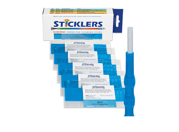 Sticklers CleanStixx™ rensepinne 2.5mm Blå, pakning med 50 stk.