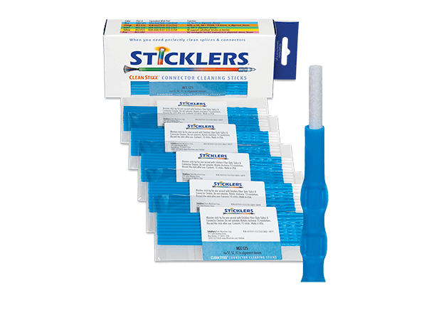 Sticklers CleanStixx™ rensepinne 2.5mm Blå, pakning med 50 stk. 