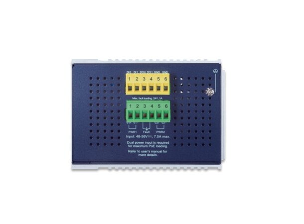 Switch Industri 16-port PoE L3 DIN Planet, IP30,16x802.3at+2x1000T+2xSFP 