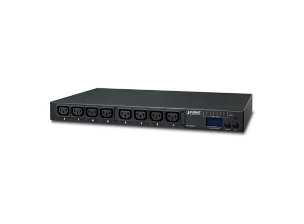 Switched PDU IP-based PM 8-port Planet AC 100-240V, 16A max 