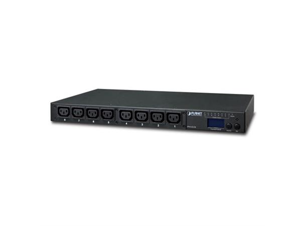 Switched PDU IP-based PM 8-port Planet AC 100-240V, 16A max