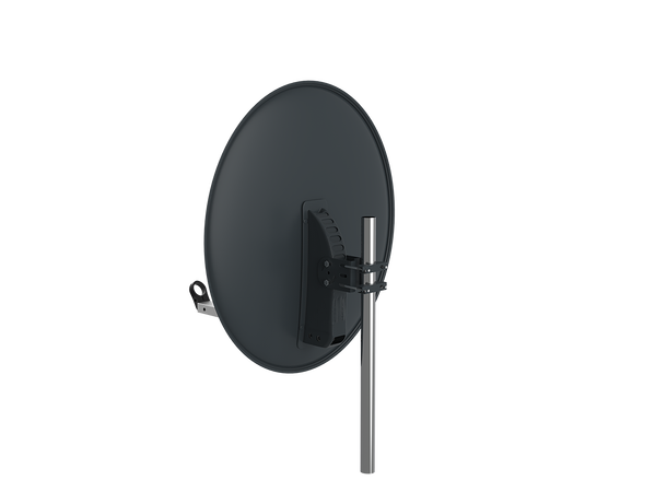 TDS PRO 80A 80cm, RAL 7016 (Anthracite) Pole Mount, Galv Steel, TRIAX logo 
