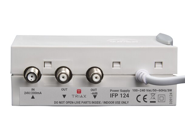 Triax Digital nettdel F-type IFP 124 2 utganger 24V, 200mA 