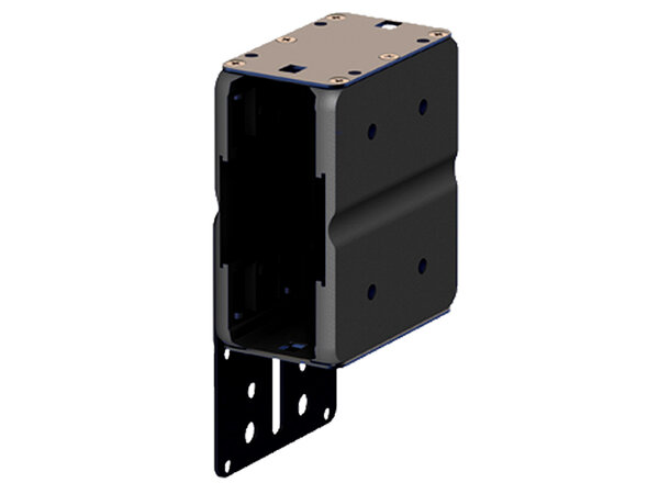 AFL UHD 0U/HE kassetthus veggbrakett for UHD kassetter, svart 