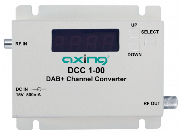 DAB+ radio sentral omforming Inn 5A...13F, ut 5A...13F 