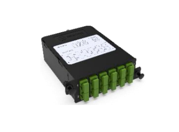 ECS MPO Kassett 1xMPO/F, 12xSC/APC SM Univ. Pol, m/fjærbelastede lokk G657A2 