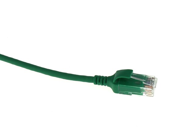 ECS Slim patch C6 U/UTP Grønn  3,0m AWG28 LSZH Uskjermet 